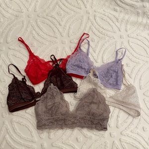 Artzia Bralette Five Lot